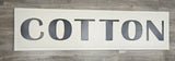 1505004184 GLITZHOME COTTON METAL SIGN