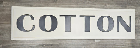 1505004184 GLITZHOME COTTON METAL SIGN