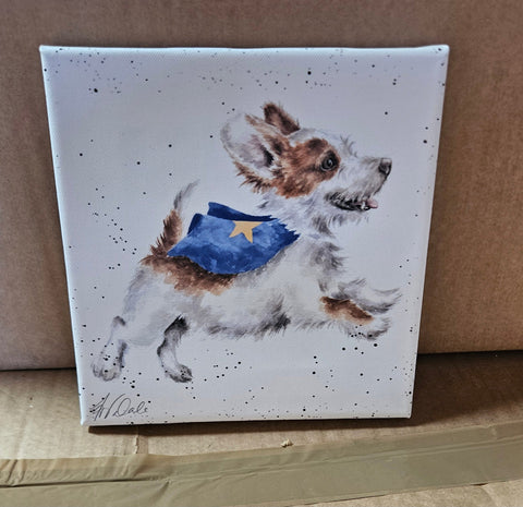 CANS-CS169 WRENDALE DESIGNS "SUPER DOG" CANVAS