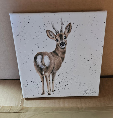 CANS-CS185 WRENDALE DESIGNS "THE ROE DEER" CANVAS
