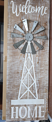 SG217S3088NC ORIGINAL BARN WELCOME WINDMILL DOOR SIGN