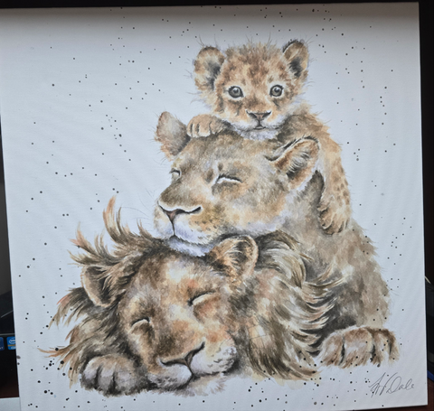 CANM-Z029 WRENDALE DESIGNS "FAMILY PRIDE" CANVAS