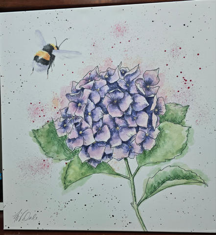 CANM-CS183 WRENDALE DESIGNS "THE BUSY BEE" CANVAS