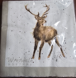 K001 WRENDALE DESIGNS "WILD AT HEART" DINNER NAPKINS