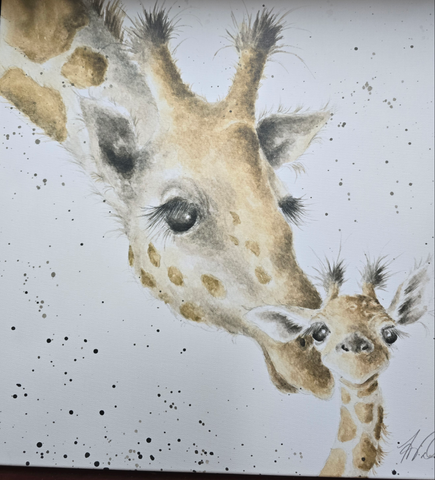 CANM-Z012 WRENDALE DESIGNS "FIRST KISS" CANVAS