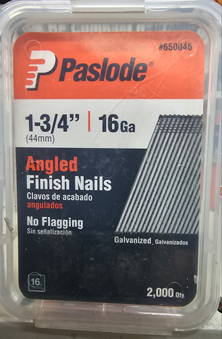 650046 PASLODE FINISHING NAILS