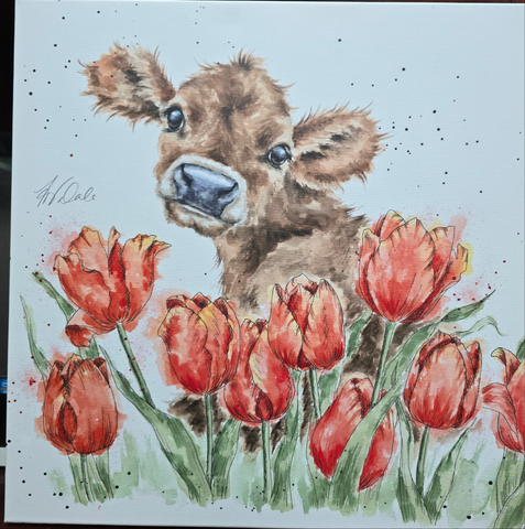 CANM-CS168 WRENDALE DESIGNS "BESSIE" CANVAS