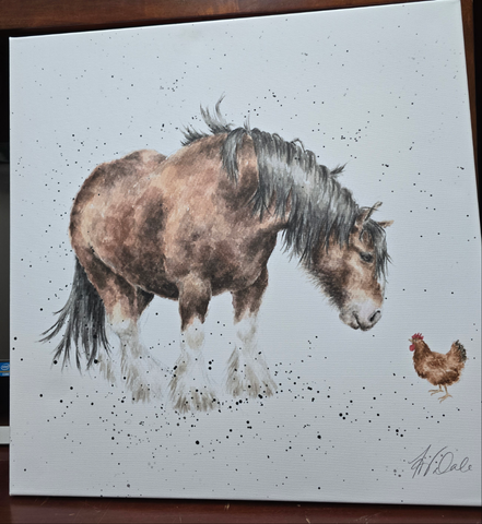 CANM-CS145 WRENDALE DESIGNS "FARM YARD FRIENDS" CANVAS