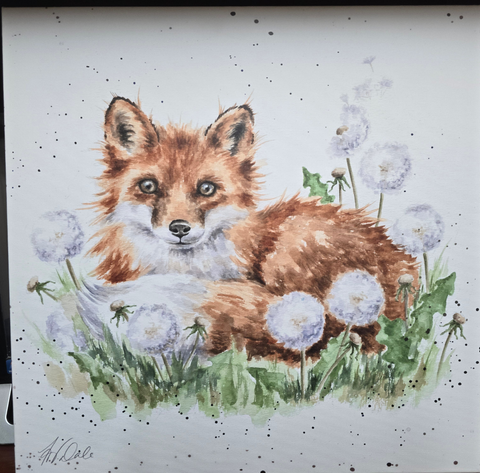 CANM-CS171 WRENDALE DESIGNS "DANDY FOX" CANVAS