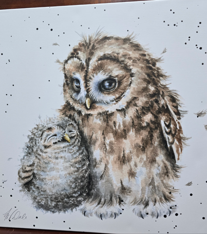 CANM-CS182 WRENDALE DESIGNS  "OWLS WAY BY YOUR SIDE" CANVAS