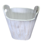 SG217PT2629WH ORIGINAL BARN WOODEN BUCKET