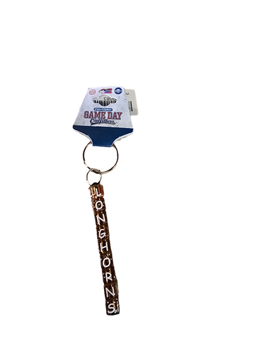 23638 GAME DAY OUTFITTERS LONGHORNS KEYRING