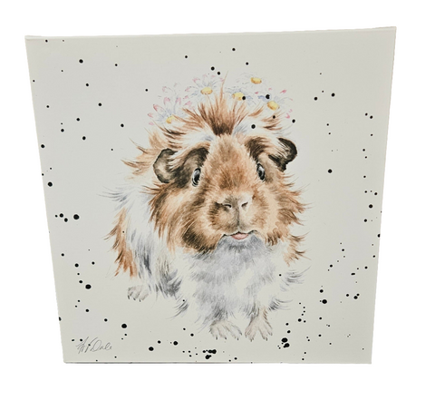 CANM-CS191 WRENDALE DESIGNS "GRINNY PIG" CANVAS