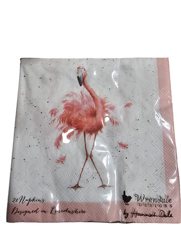 K009 WRENDALE DESIGNS "PRETTY IN PINK" 13" DINNER NAPKIN