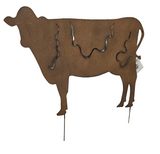 1512004314 GLITZHOME METAL COW YARD STAKES