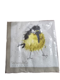 K010 WRENDALE DESIGNS 'GARDEN BIRDS' 13" DINNER NAPKIN