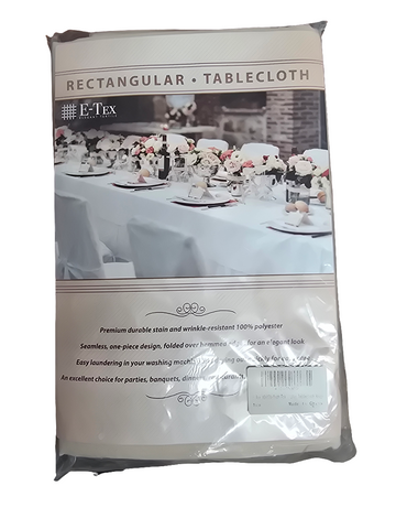 60126BG E-TEX BEIGE TABLECLOTH