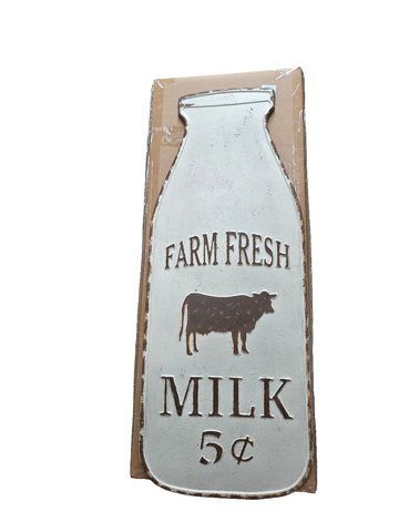SG217G3079BG ORIGINAL BARN FRESH MILK WALL SIGN