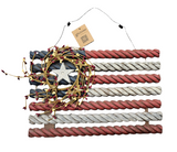 1308003179 GLITZHOME WOODEN AMERICAN FLAG SIGN