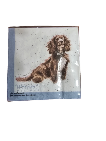 K005 WRENDALE DESIGNS 'WALKIES' 13" DINNER NAPKIN