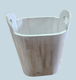 SG217PT2629WH ORIGINAL BARN WOODEN BUCKET
