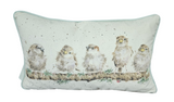 CU013 WRENDALE DESIGNS 'CHIRPY CHAPS' 15 X 15" PILLOW