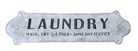 X0022SIK7J ORIGINAL BARN LAUNDRY SAME DAY SERVICE WALL SIGN