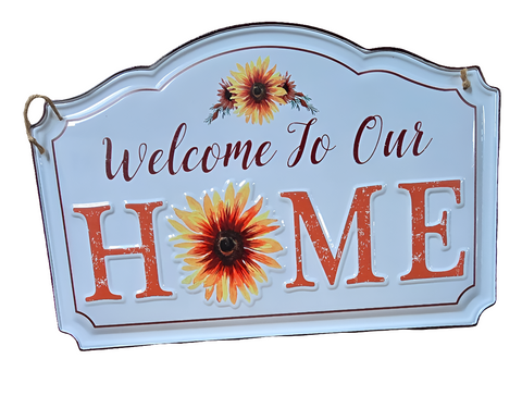 X0036FJ3BJ ORIGINAL BARN WElCOME TO OUR HOME IRON PLAQUE