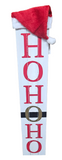 201010004 GLITZHOME REVERSIBLE SNOWMAN WELCOME/ HOHOHO PORCH SIGN