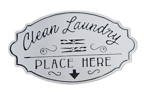 ORIGINAL BARN CLEAN LAUNDRY PLACE HERE WALL SIGN
