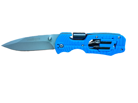 1920 STWM KERSHAW CLIP POINT KNIFE BLUE