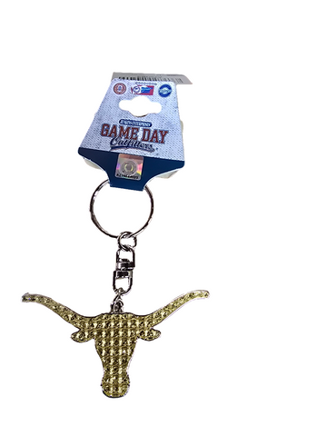 24228 GAME DAY OUTFITTERS LONGHORNS KEYRING
