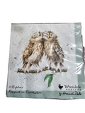 K002 WRENDALE DESIGNS "WHAT A HOOT" 13" DINNER NAPKIN