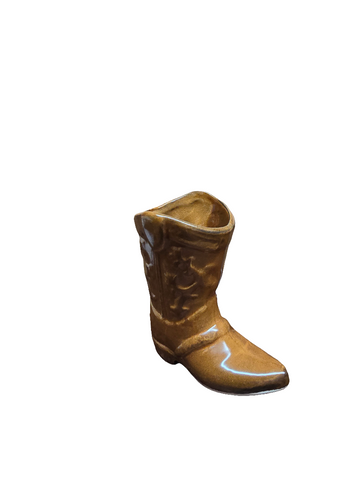 CSS-010395BR BESPOKE BROWN BOOT SHOT GLASS