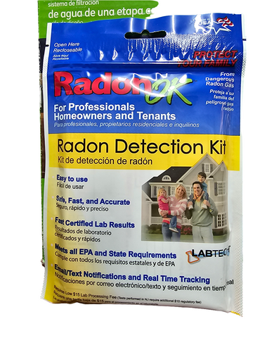RADON OK LABTECH RADON DETECTION KIT