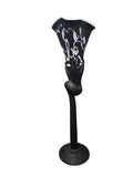 CH614BKW-1 CANDLE HOLDER BAIJAN GLASS