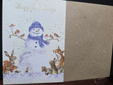 AXB022 "HAPPY HOLIDAYS" CHRISTMAS CARD WRENDALE DESIGNS
