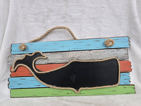 848951 GLITZHOME "WHALE" BEACH SIGN