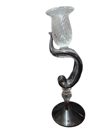 CH618PR CANDLE HOLDER BAIJAN GLASS