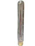 8.5" T10 MEDIUM BASE TINTED TUBULAR VINTAGE LIGHT BULB 120V 60 WATT