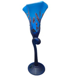 CH614TQB-2 CANDLE HOLDER BAIJAN GLASS