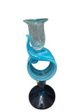 CH605TQ CANDLE HOLDER BAIJAN GLASS