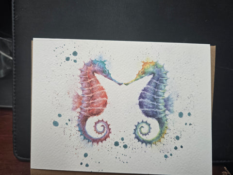 AZ030 "SHELL WE DANCE" THE ZOOLOGY COLLECTION GREETING CARD