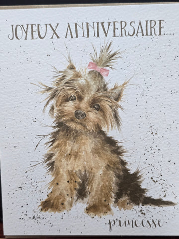 FOC018 WRENDALE DESIGNS JOYEUX ANNIVERSAIRE "PRINCESSE