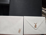 L004 "GOOD HARE DAY" STATIONERY SET WRENDALE DESIGNS