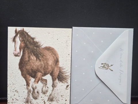 GE014-6 WRENDALE DESIGNS "BEATHERS" JUST FOR YOU GIFT CARD