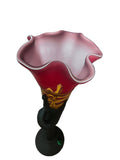 CH614RBK-2 CANDLE HOLDER BAIJAN GLASS