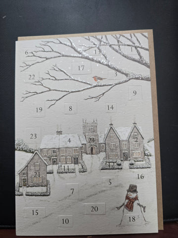AC24 WRENDALE DESIGNS "COUNTRY CHRISTMAS" ADVENT CALENDAR CARD