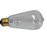 UCE1002 VINTAGE EDISON STYLE SQUIRREL CAGE FILAMENT E26 CLEAR 110-130V 40 WATT 120 LUMENS BULB