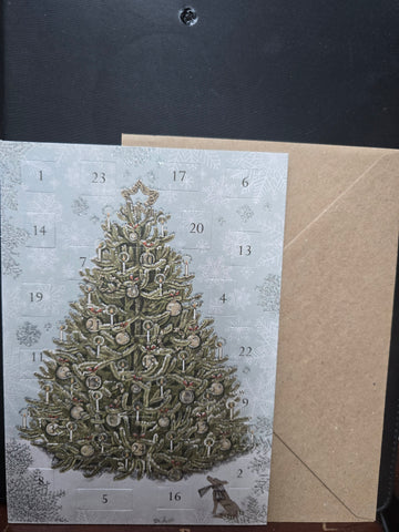 AC18 "CHRISTMAS TREE" ADVENT CALENDER SALLY SWANNELL